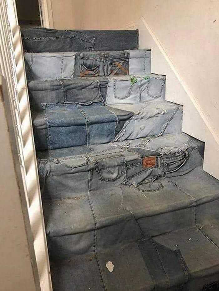 Dżinsowe schody