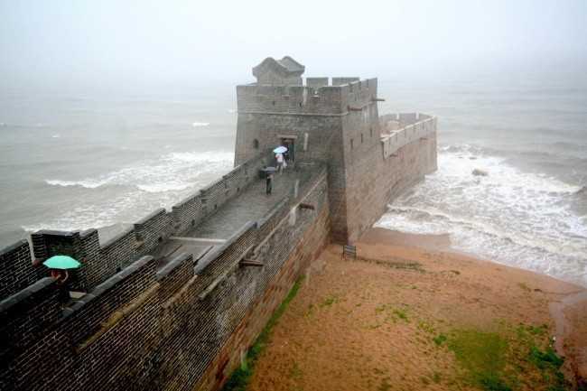 12. Koniec Wielkiego Muru w Chinach