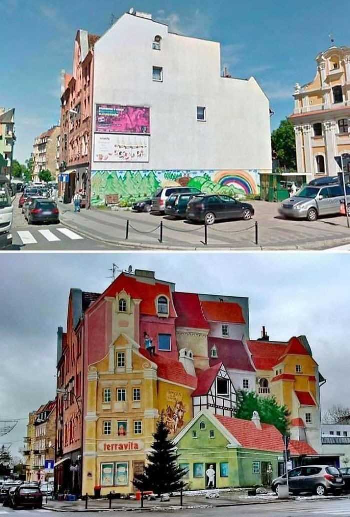 Przed i po malowaniu