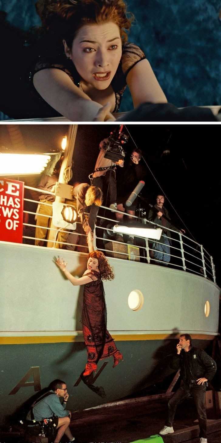 Słаwna scena, w którеj Jack ratuje Rose w