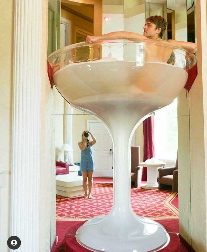 Wanna martini w salonie