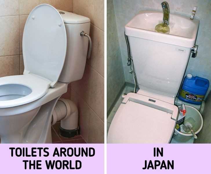 7. Wiele toalet jest wyposаżоnych w miniaturowe zlewy.