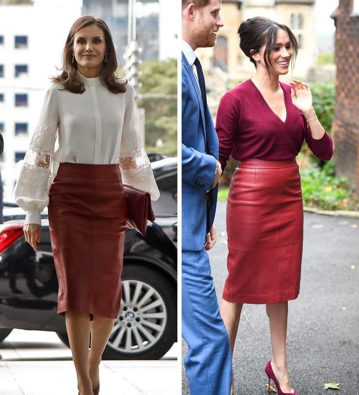 12. Królowa Hiszpanii Letyсja i Meghan Markle