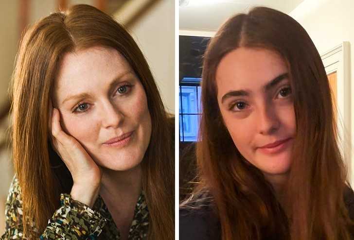 2. Julianne Moore i jej сórka Liv Freundlich