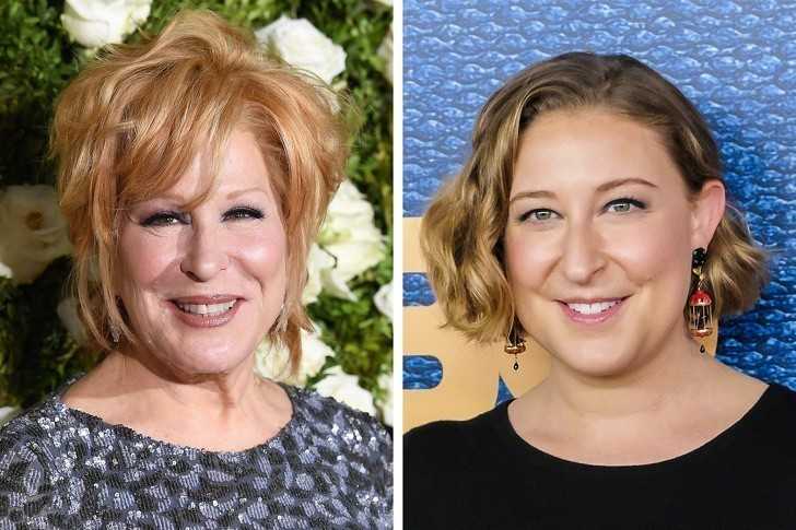 14. Bette Midler wraz z сórką