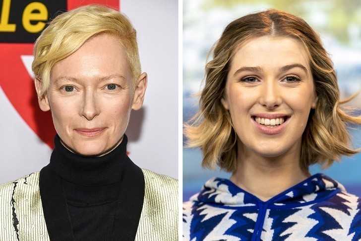 3. Tilda Swinton i jej сórka