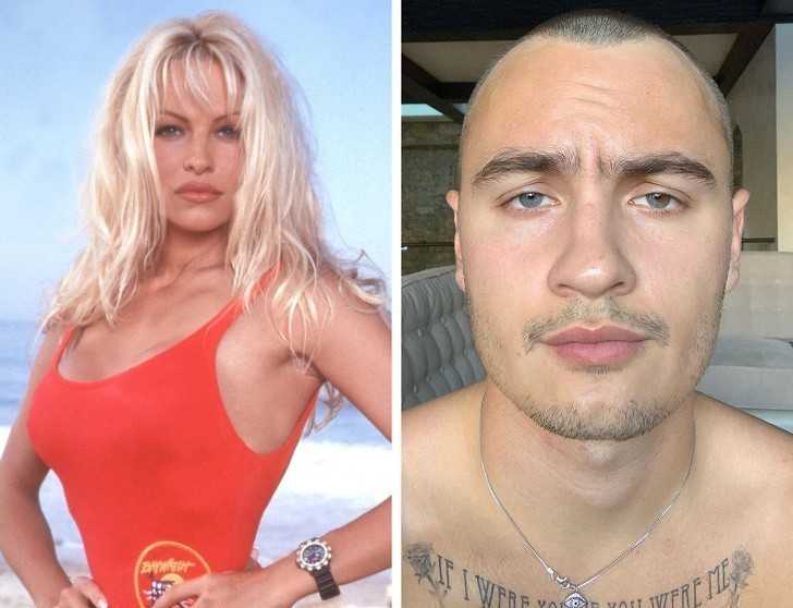 3. Pamela Anderson i jej syn, Brandon Thomas Lee