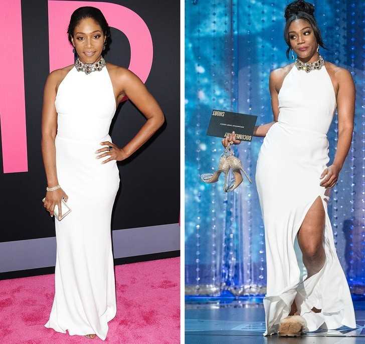 2. Tiffany Haddish 2017 vs 2018