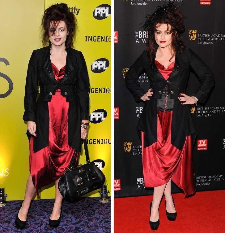 16. Helena Bonham Carter 2010 vs 2011