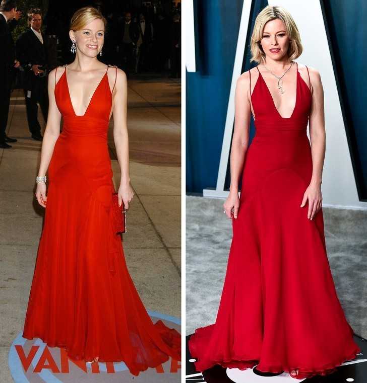 9. Elizabeth Banks 2004 vs 2020