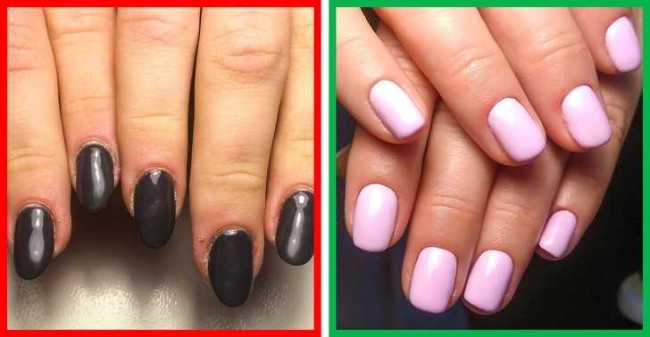 9. Pomalowane paznokcie bez manicure