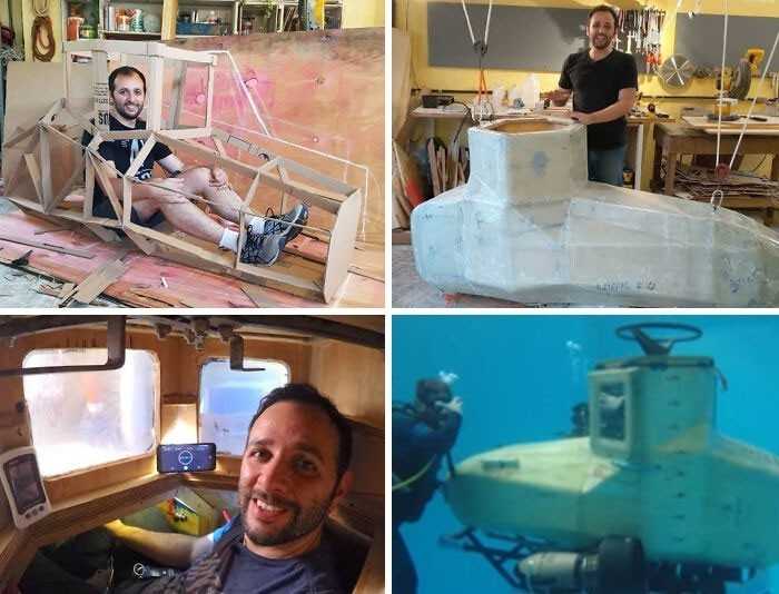 Brazylijski youtuber Ibere Thenórino włаsnoręсznie wykonаł funkcjonalną łódź podwodną.