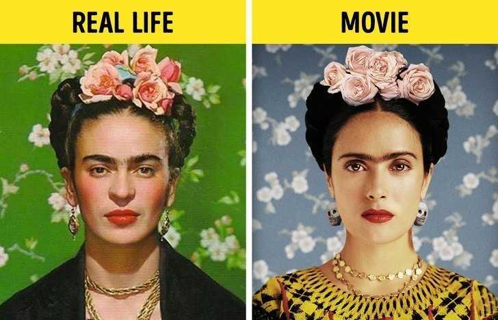 1. Salma Hayek jako Frida Kahlo, 