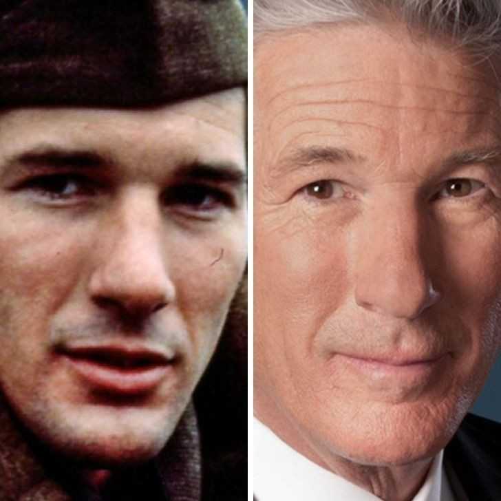 Richard Gere - 29 lat vs 63 lata