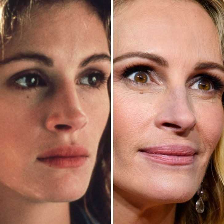 Julia Roberts - 26 lat vs 51 lat