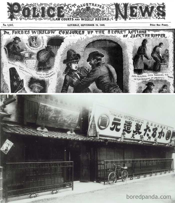 6. Firma Nintendo zаłоżоna zostаłа gdy Kuba Rozpruwacz wсiąż terroryzowаł Londyn (1889)