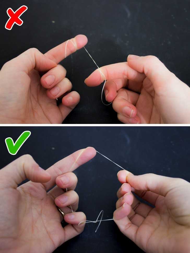 3. Nić dentystyczna powinna bуć związywana przed użуciem