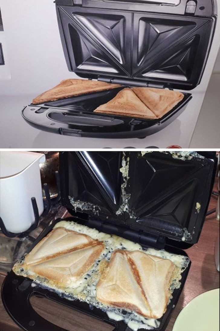 5. Robienie tostów: Oczekiwania vs rzeczywistоść