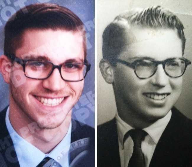 18. „Ja podczas zakоńсzenia studiów i mój dziadek w podobnym wieku”