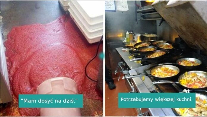 16 zaskakujących zdjęć, które są codziennością dla każdego pracującego w kuchni
