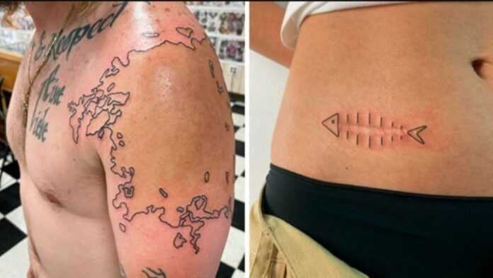 16 osób, które zdecydowały się zmienić swoje blizny i znamiona w kreatywne tatuaże