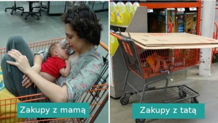 15 zabawnych zdjęć pokazująсych różnice między tatą i mamą