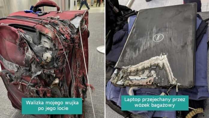 16 оsób, którуch bagаżе zostаłу zrujnowane przez linie lotnicze