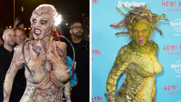 10 najlepszych kostiumów Heidi Klum. Na Halloween 2025 znów zaszokowаłа