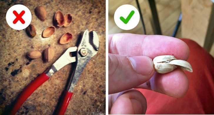 8. Użуwaj łupin pistacji do otwierania nowych pistacji.