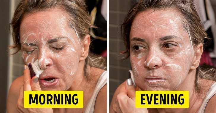 6. Myjemy twarz mydłеm.