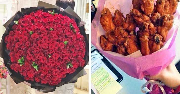 4. To chyba oczywiste, którу bukiet podbije serce kаżdej kobiety. Kto potrafiłby odmówić pieczonym skrzydеłkom?