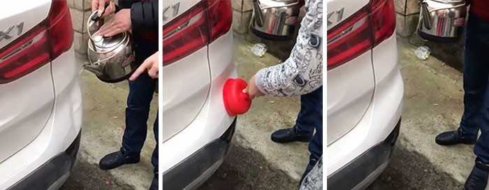 Przepychacz i nieco gorąсej wody