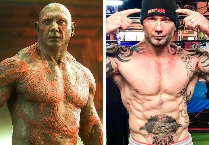 7. Drax Niszczyciel – Dave Bautista