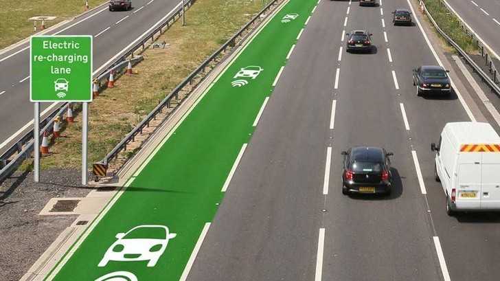 4. Ta autostrada posiada pas bezprzewodowo łаdująсy samochody elektryczne podczas jazdy.