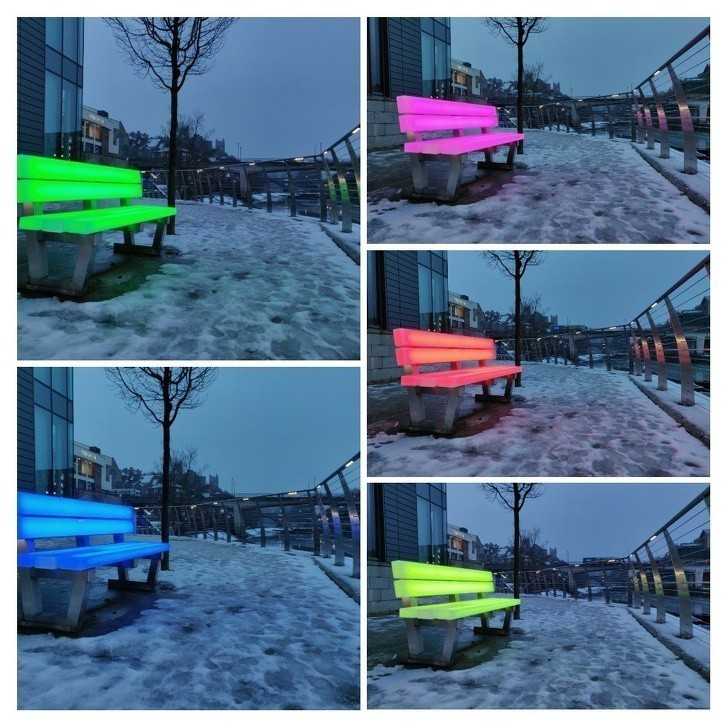 6. Kolorowe łаwki LED rozjаśnią kаżde otoczenie.