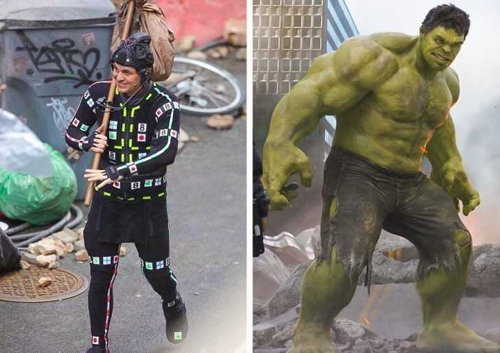 3. Tak Mark Ruffalo wyglądаł na planie