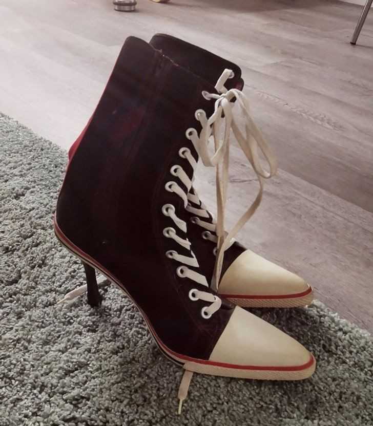 Te buty na wysokim obcasie