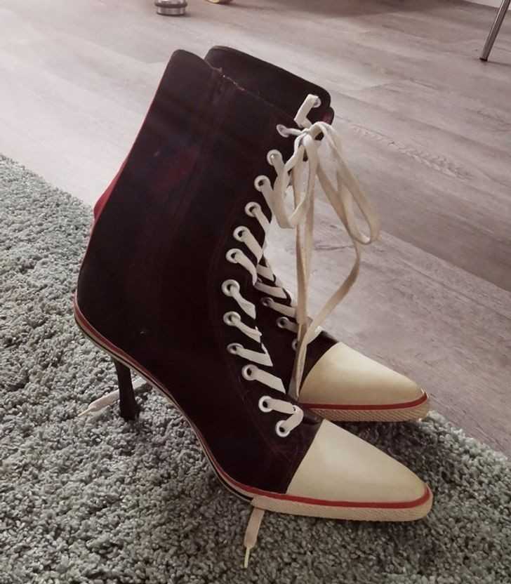 Te buty na wysokim obcasie