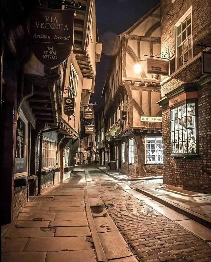 Ulica The Shambles w Yorku, Anglia