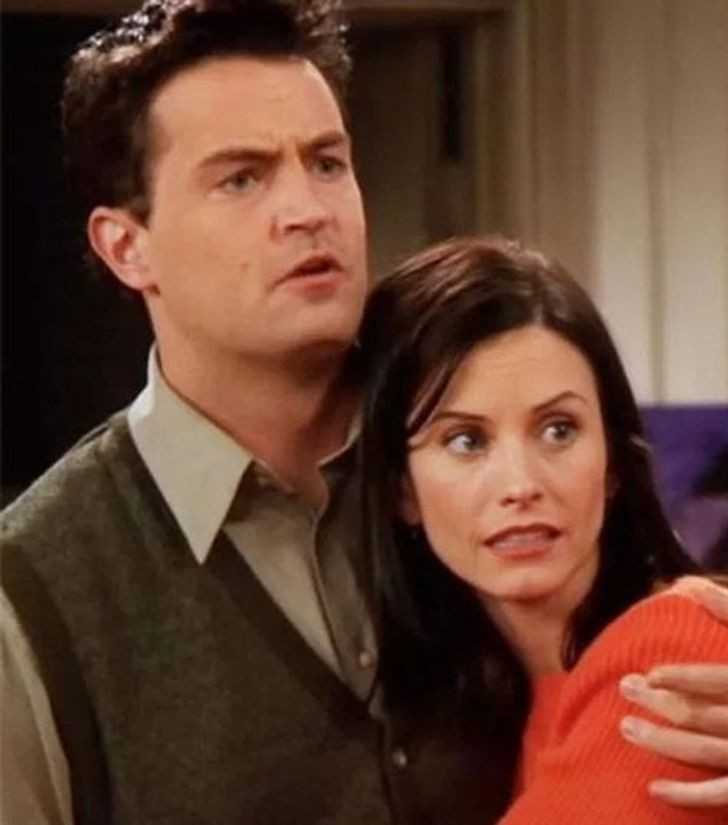 2. Courteney Cox i Matthew Perry (Chandler Bing i Monica Geller, 
