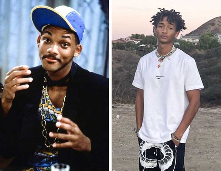 Will Smith and Jaden Smith w wieku 23 lat