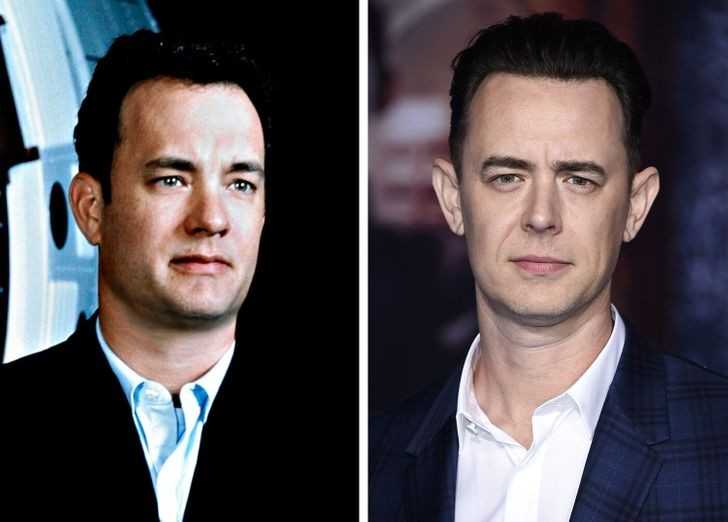 Tom Hanks and Colin Hanks w wieku 42 lat
