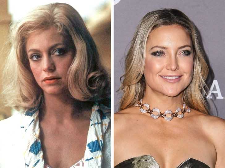 Goldie Hawn and Kate Hudson w wieku 40 lat