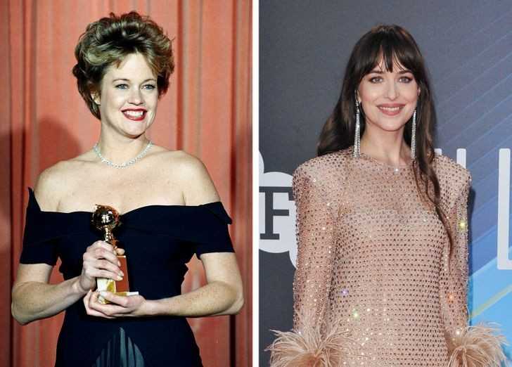 Melanie Griffith and Dakota Johnson w wieku 32 lat