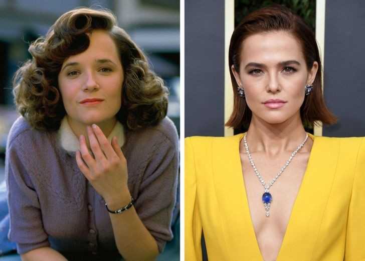 Lea Thompson and Zoey Deutch w wieku 24 lat