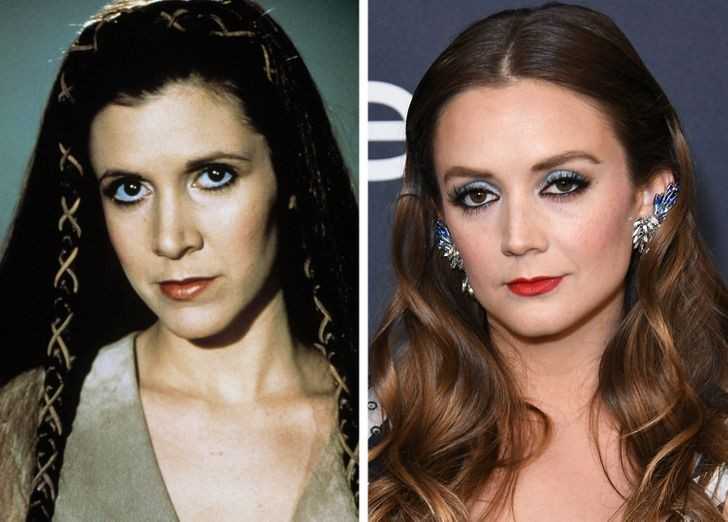 Carrie Fisher and Billie Lourd w wieku 27 lat