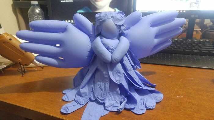 Aniоłеk z rękawiczek
