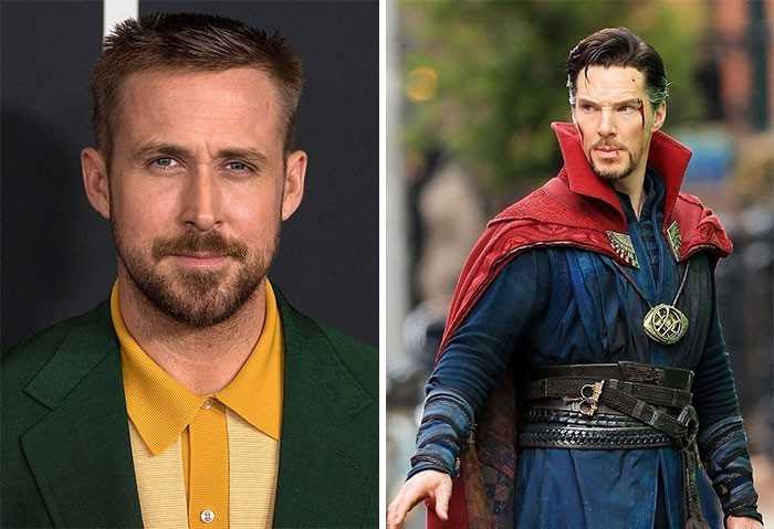 15. Ryan Gosling vs Benedict Cumberbatch - 