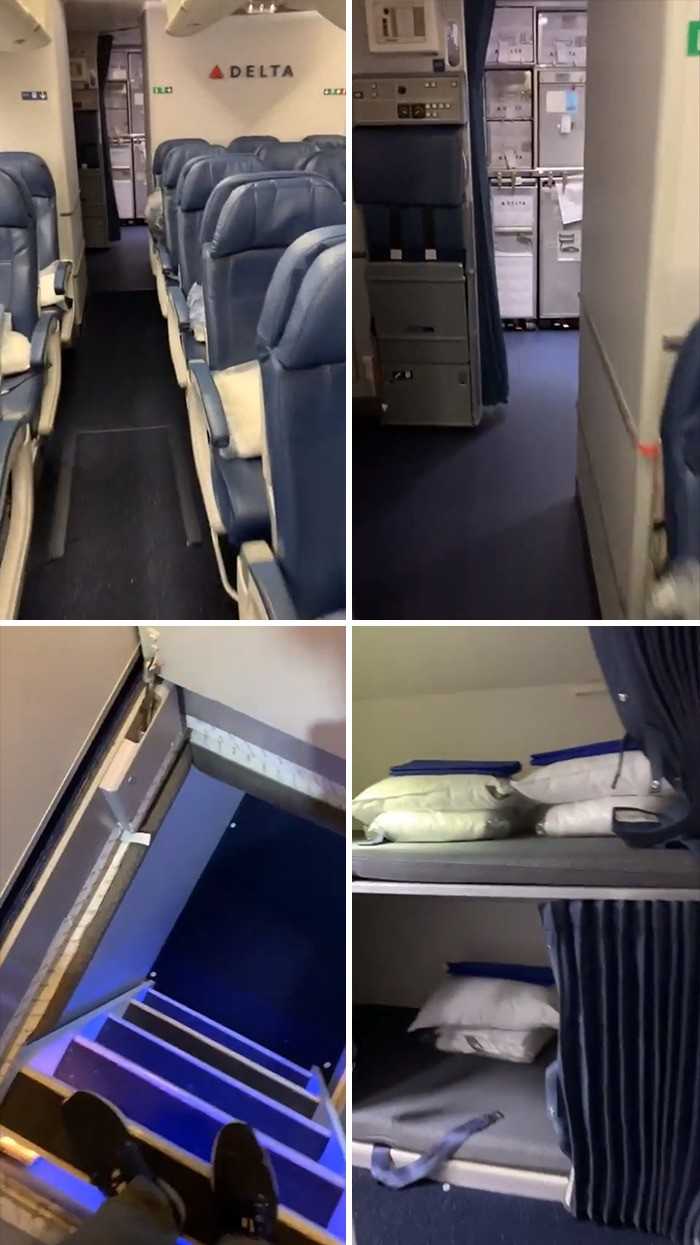 Sypialnia w samolocie