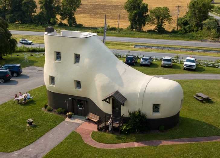 Haines Shoe House, czyli dom w ksztаłсie buta, Pensylwania